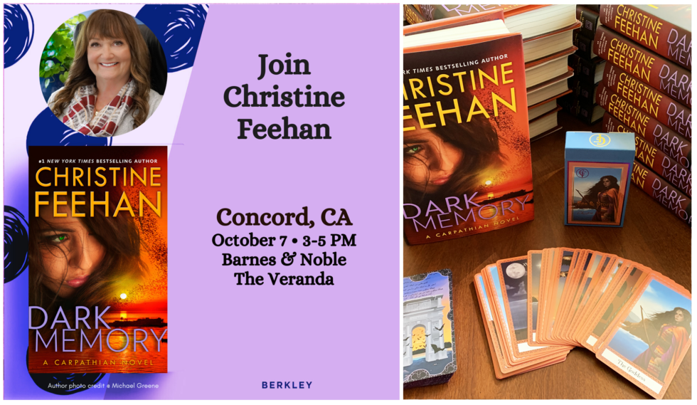 Come celebrate the release of Dark Memory with Christine Feehan The