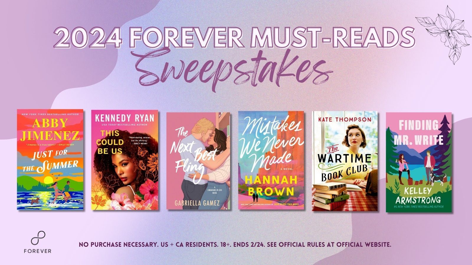 Forever 2024 MustRead Sweepstakes The Romance Studio