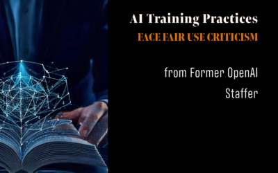 AI Training Practices Face Fair Use Criticism from Former OpenAI Staffer